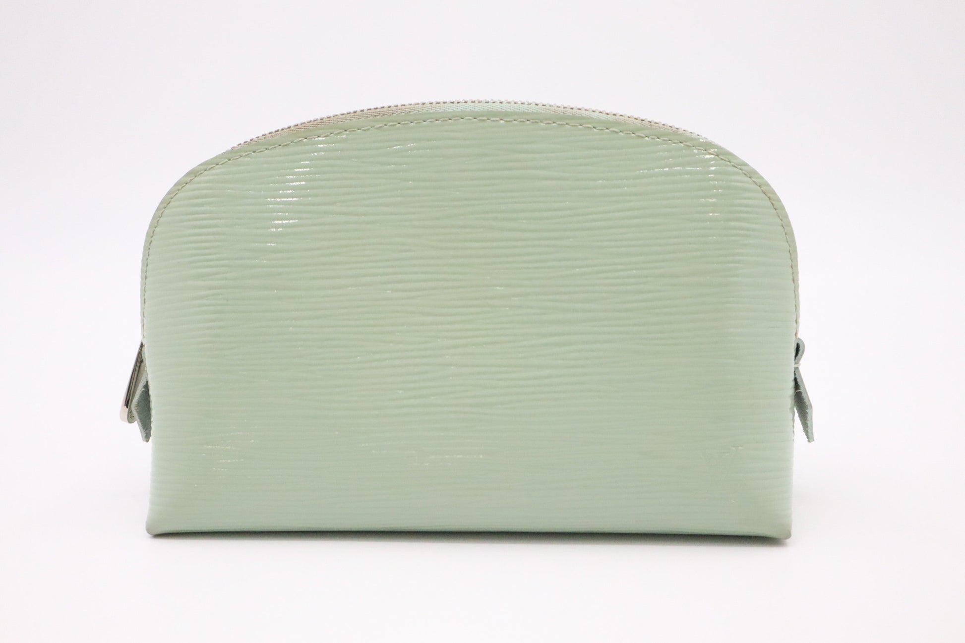 Louis Vuitton Pochette Cosmetic Electric Amande Epi Leather Clutch Bag