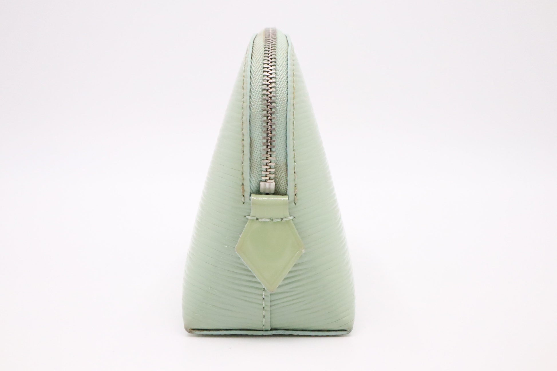 Louis Vuitton Pochette Cosmetic Electric Amande Epi Leather Clutch Bag