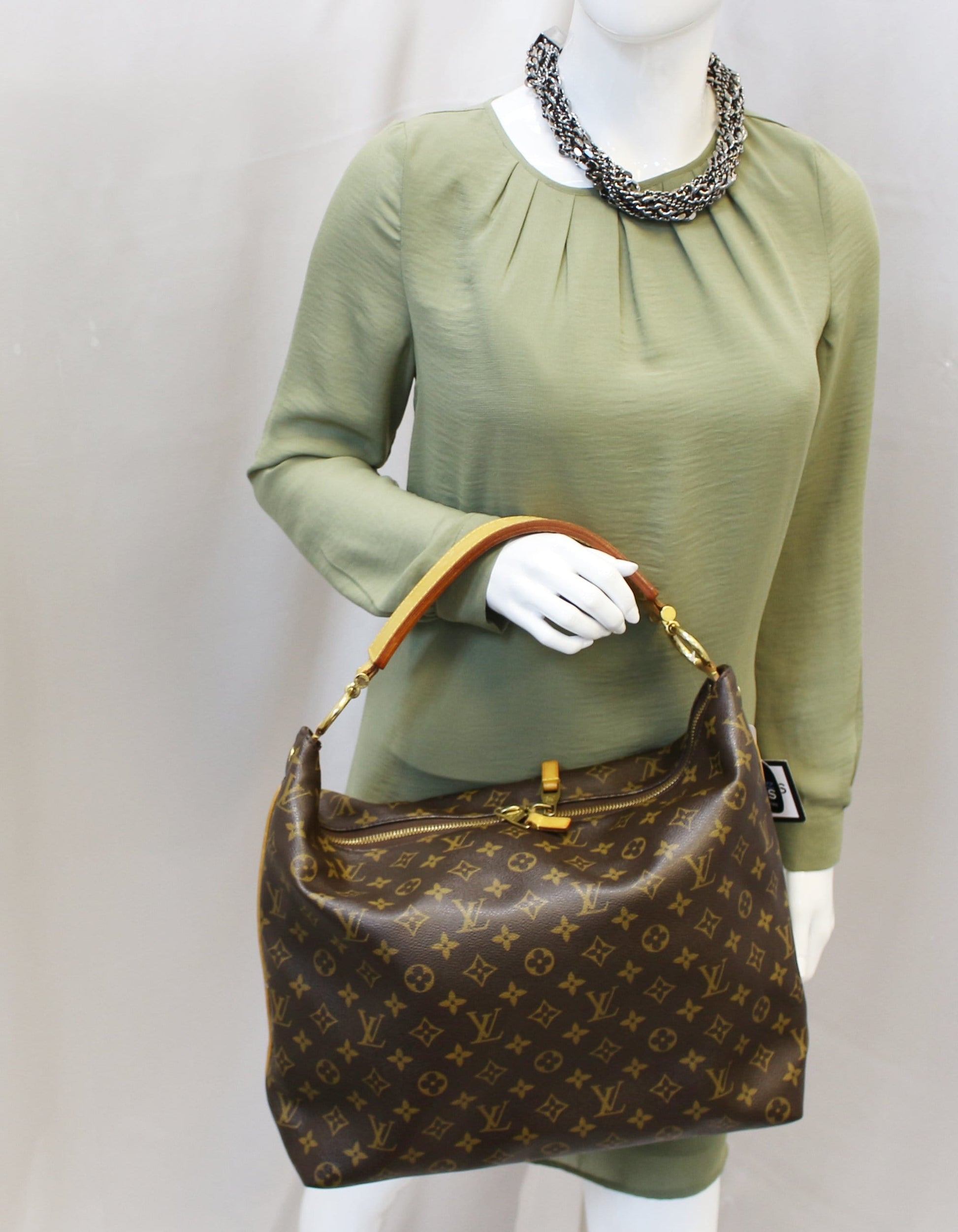 Louis Sully Mm Shoulder Bag Canvas Monogram Bag Tt2510