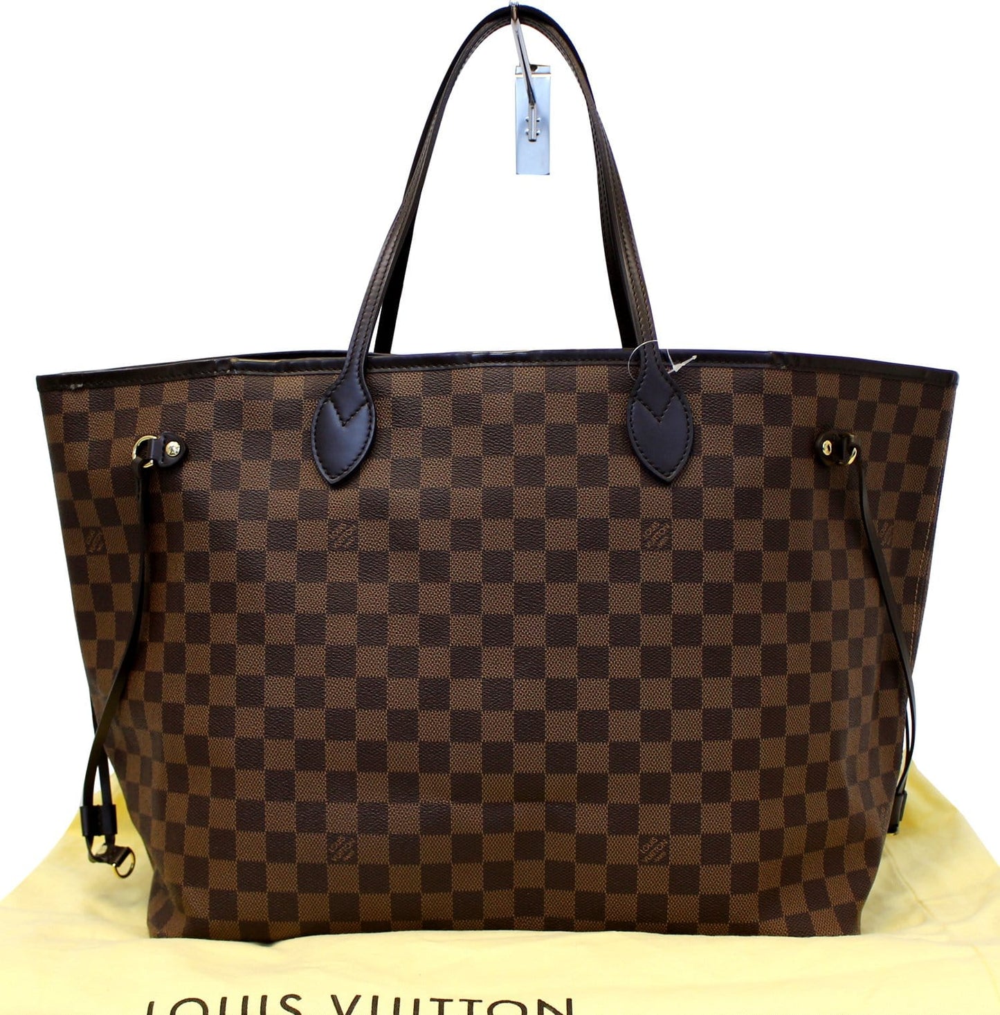 Louis Damier Ebene Neverfull Gm Tote Bag Shoulder Bag
