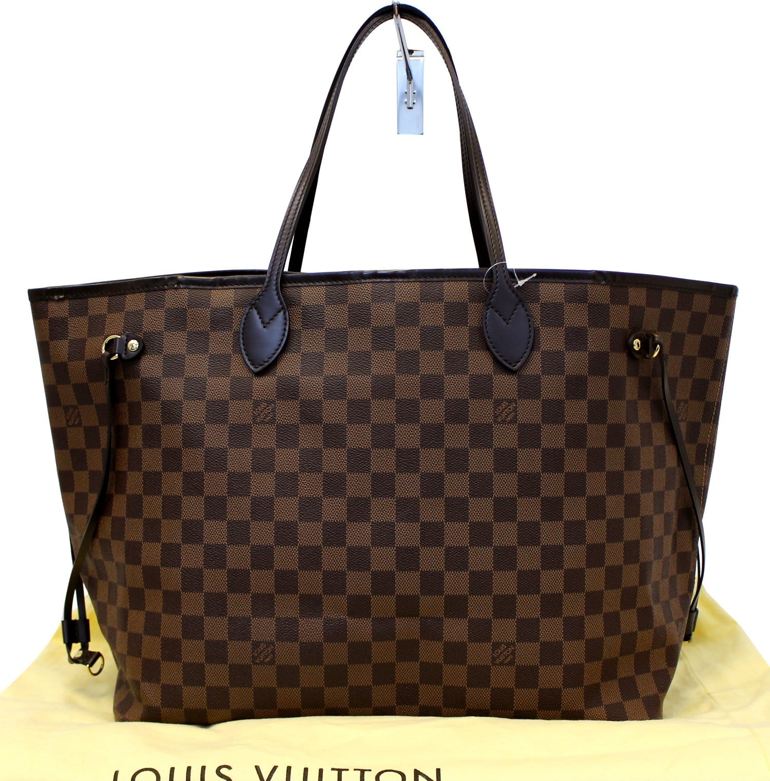 Louis Damier Ebene Neverfull Gm Tote Bag Shoulder Bag