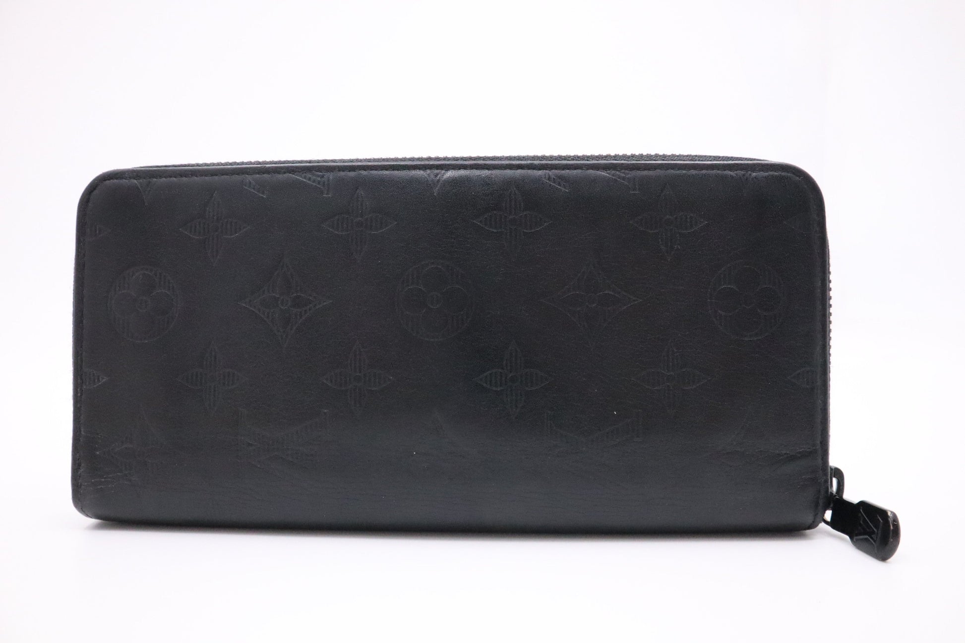 Louis Vuitton Long Zippy Shadow Leather Wallet Case