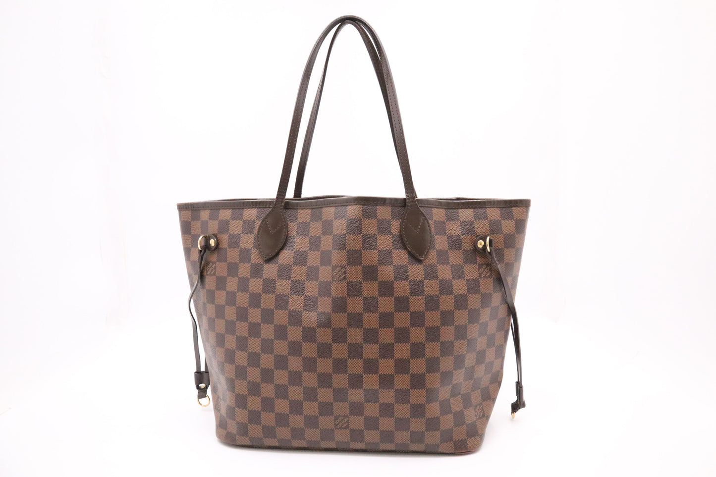 Louis Vuitton Neverfull MM Ebene Damier Canvas Tote Bag