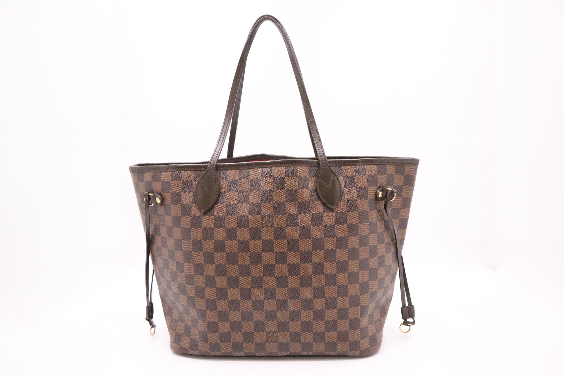 Louis Vuitton Neverfull MM Ebene Damier Canvas Tote Bag