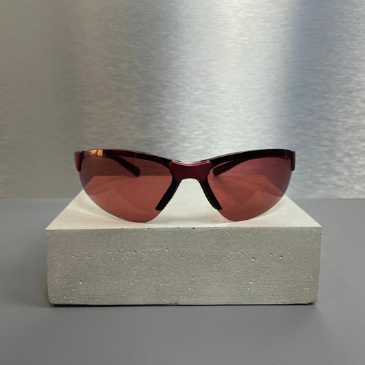 Prada Handbag Sport Wrap Racing Sunglasses Red