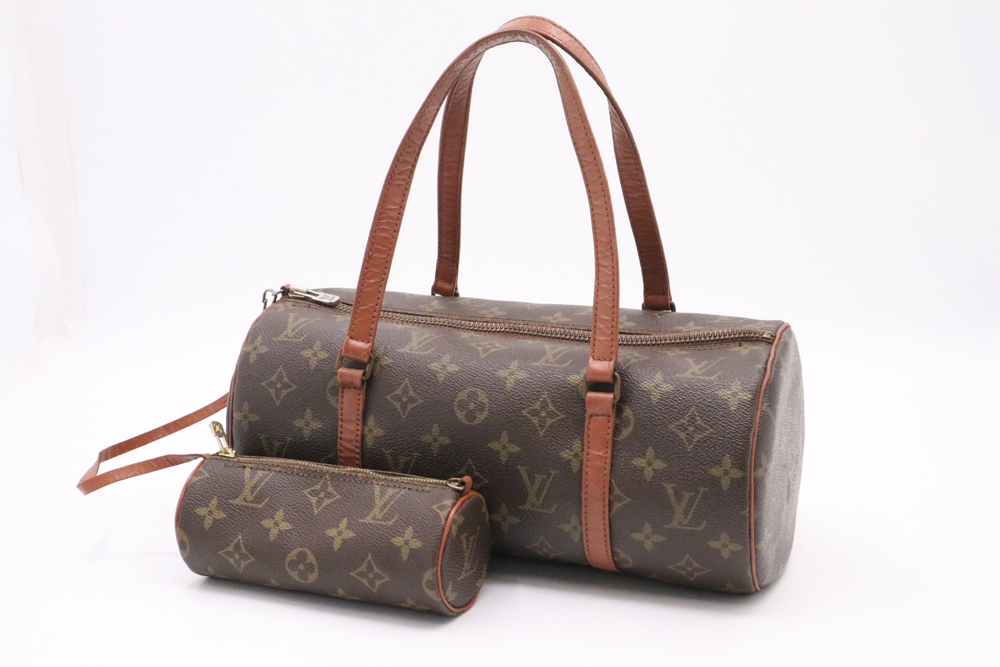 Louis Vuitton Papillon 30 Monogram Canvas Handbag Canvas 1