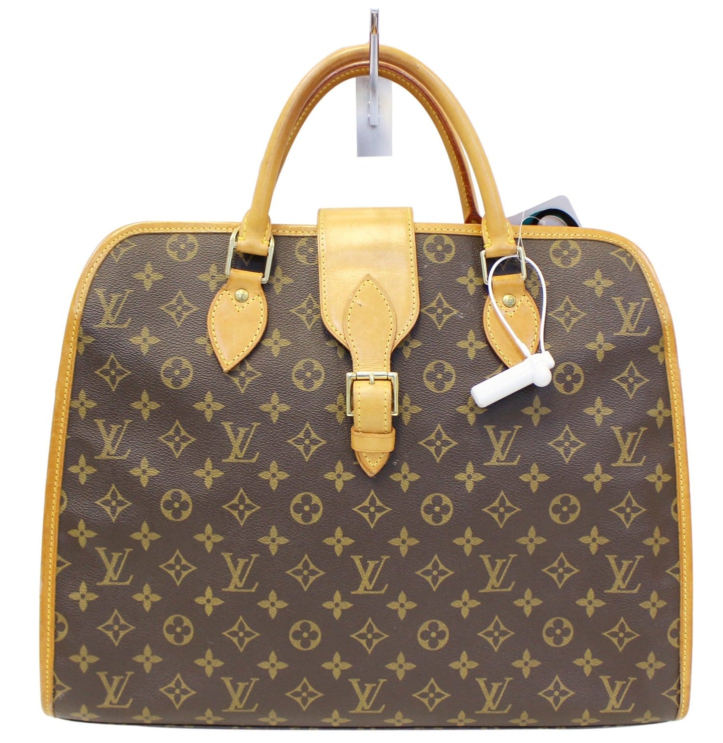 Louis Rivoli Briefcase Satchel Bag Canvas Monogram Travel Bag