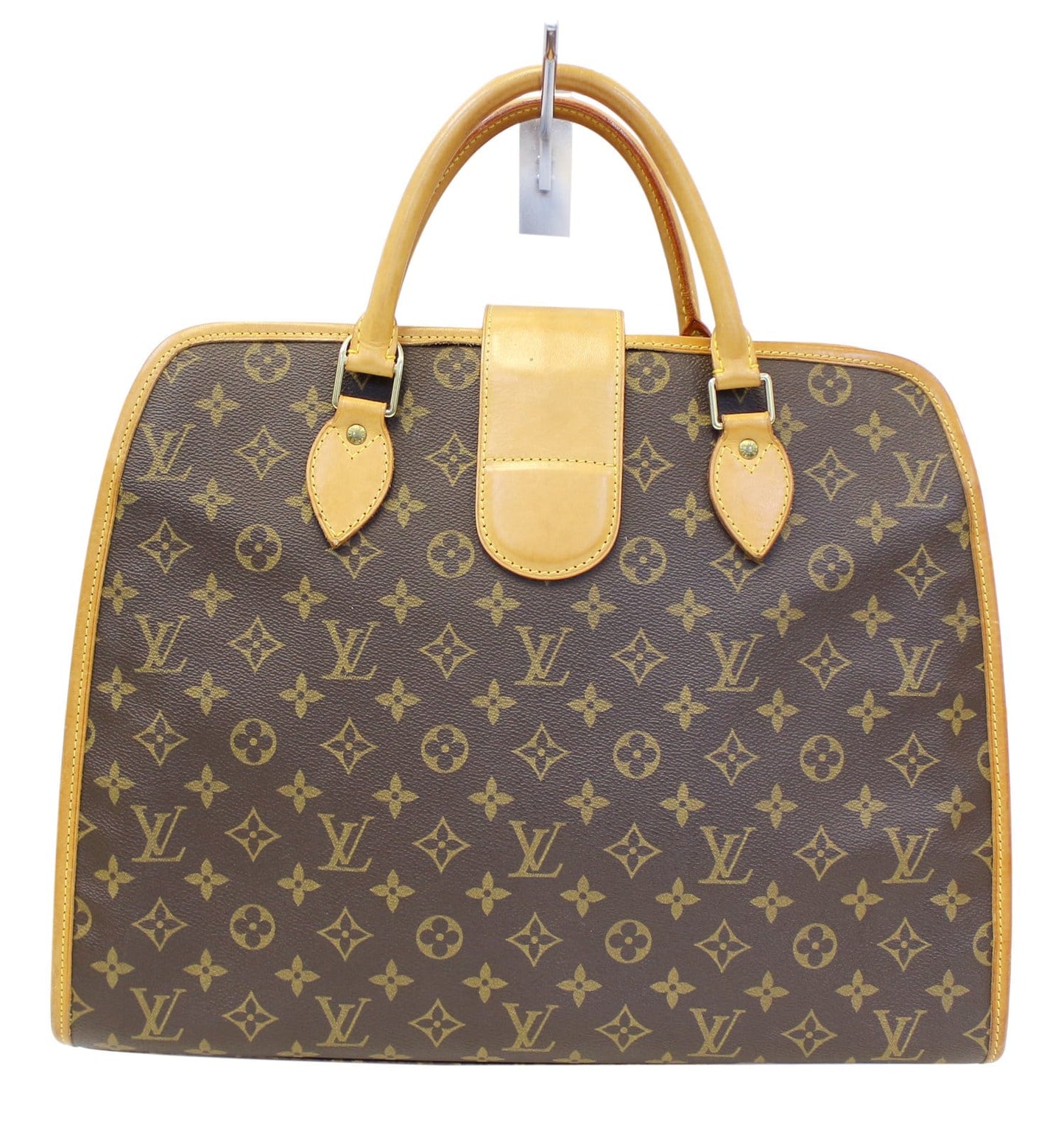Louis Rivoli Briefcase Satchel Bag Canvas Monogram Travel Bag