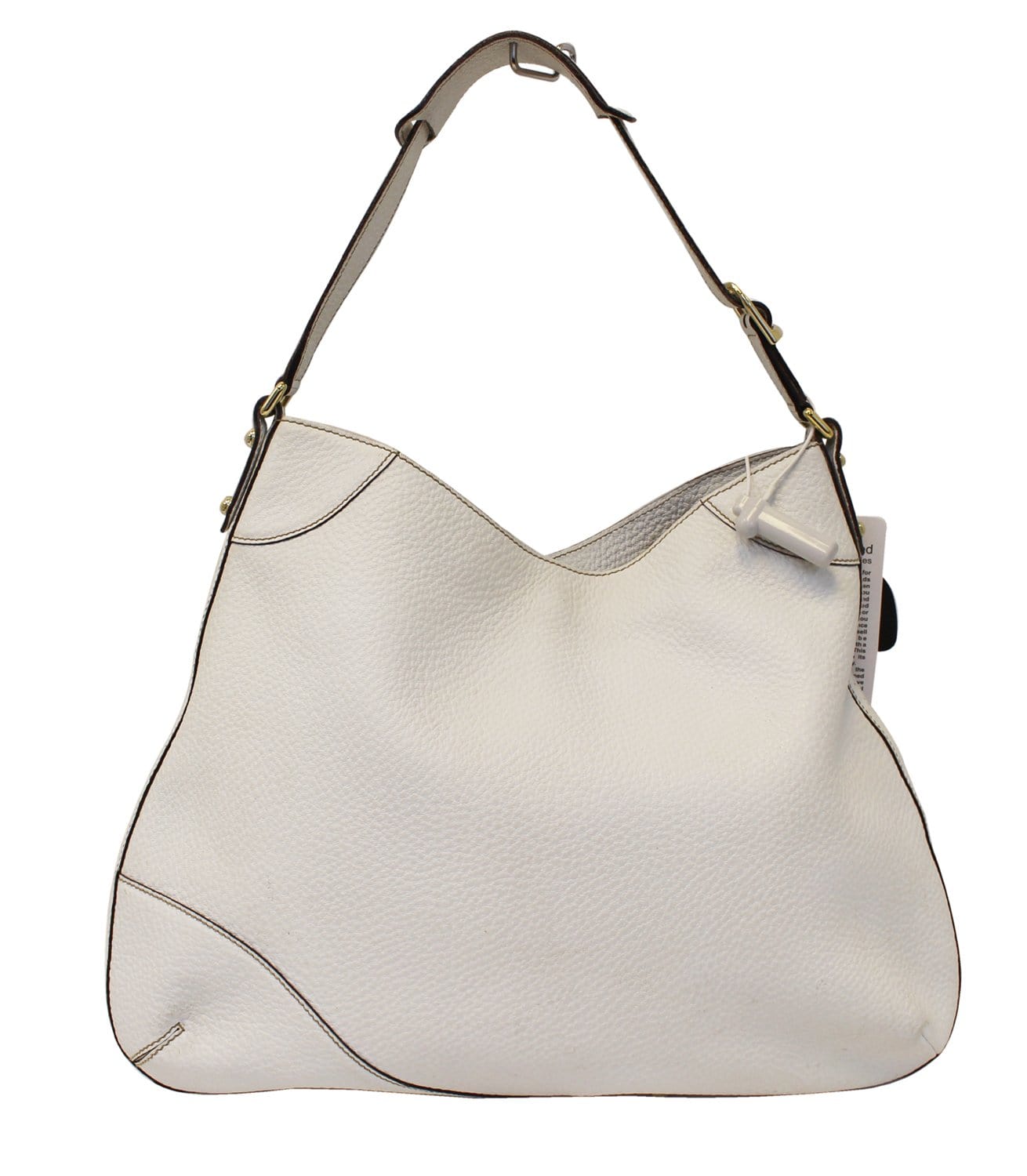 Gucci Saddle Shoulder Bag Leather White