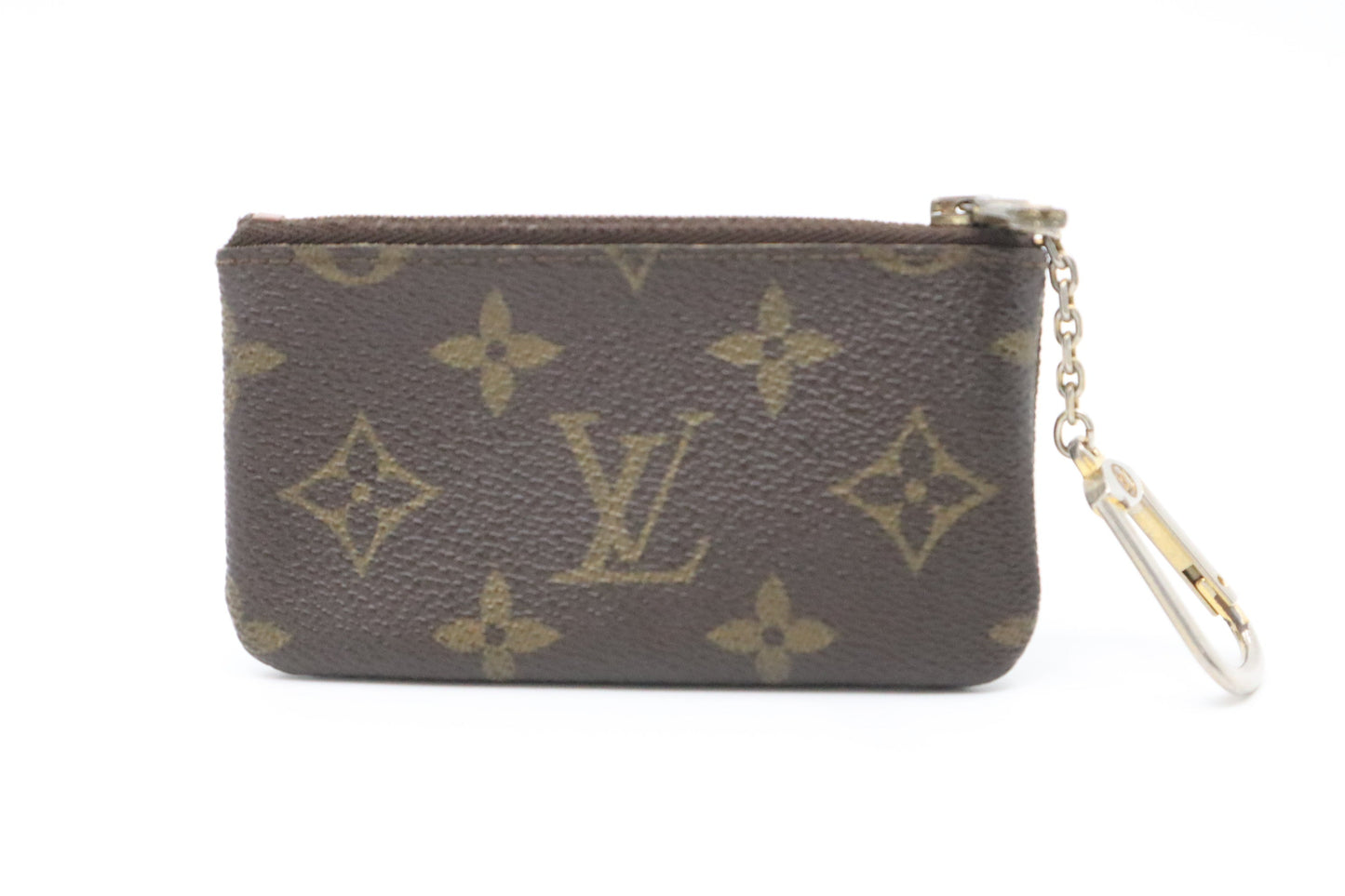 Louis Vuitton Pochette Cles Monogram Canvas Wallet Case Monogram Canvas