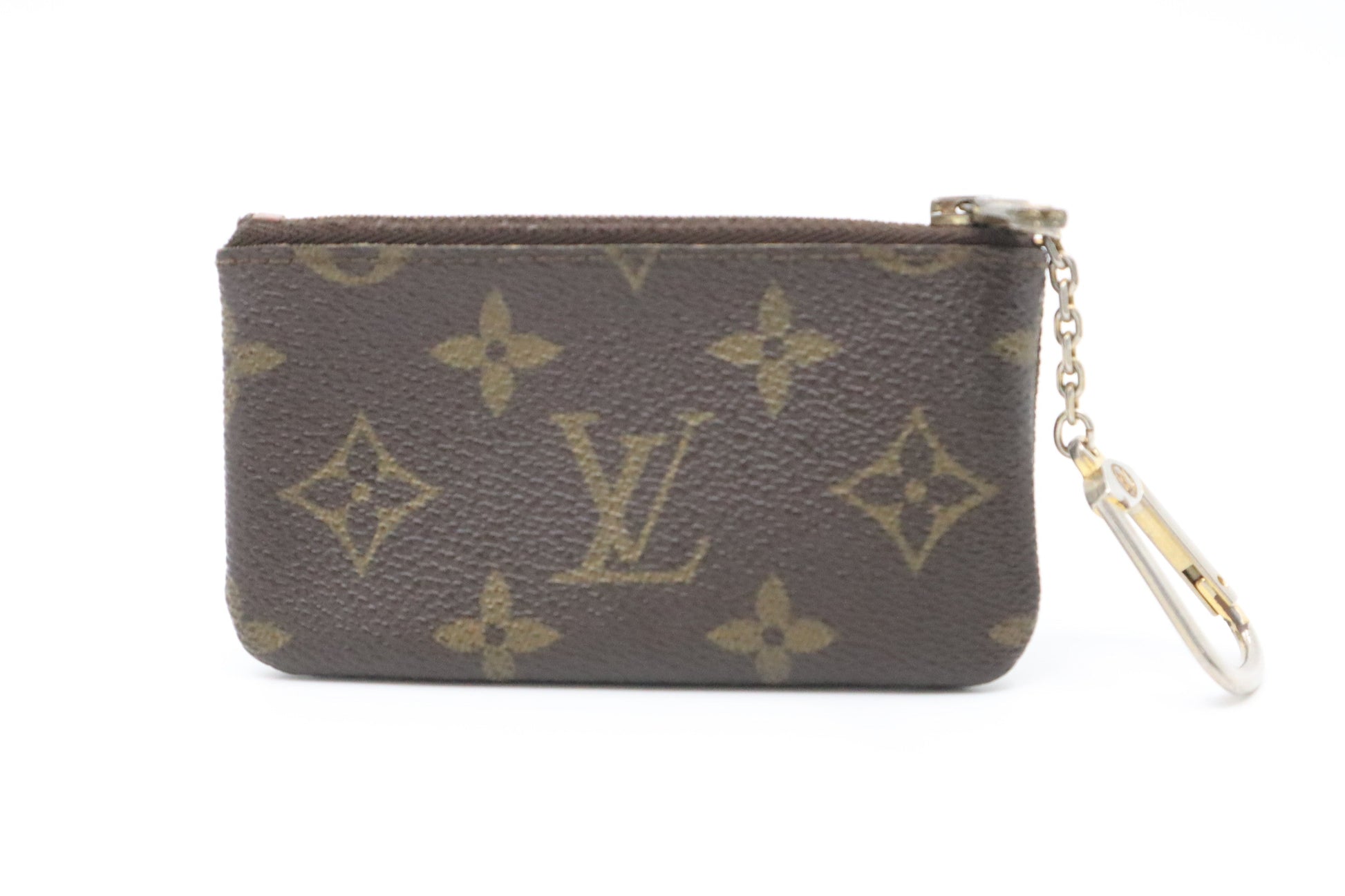 Louis Vuitton Pochette Cles Monogram Canvas Wallet Case Monogram Canvas