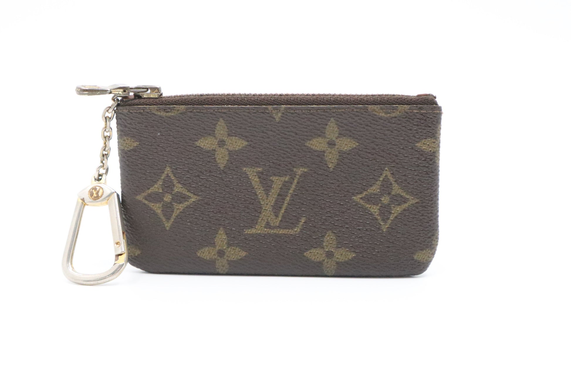 Louis Vuitton Pochette Cles Monogram Canvas Wallet Case Monogram Canvas