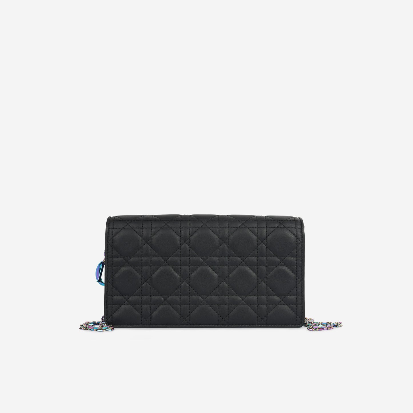 Dior Christian Lady Pouch Matte Crossbody Bag Black Matte Black Rbhw