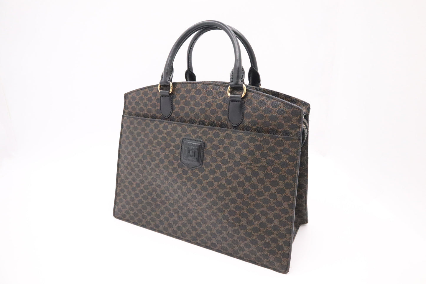 Celine Handbag In Triomphe Canvas Travel Bag