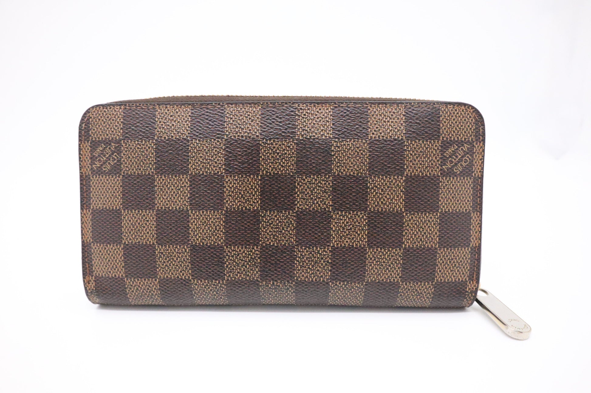 Louis Vuitton Long Zippy Daimer Ebene Wallet Case