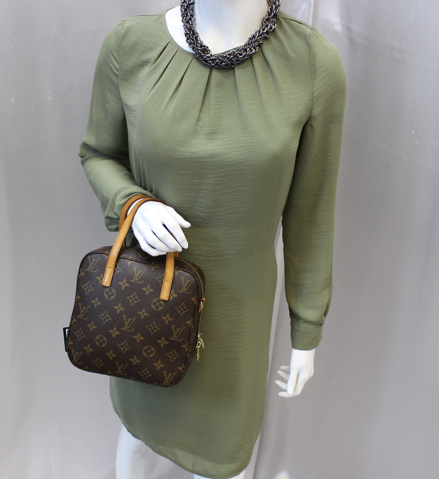 Louis Spontini 2Way Hand Shoulder Bag Canvas Monogram
