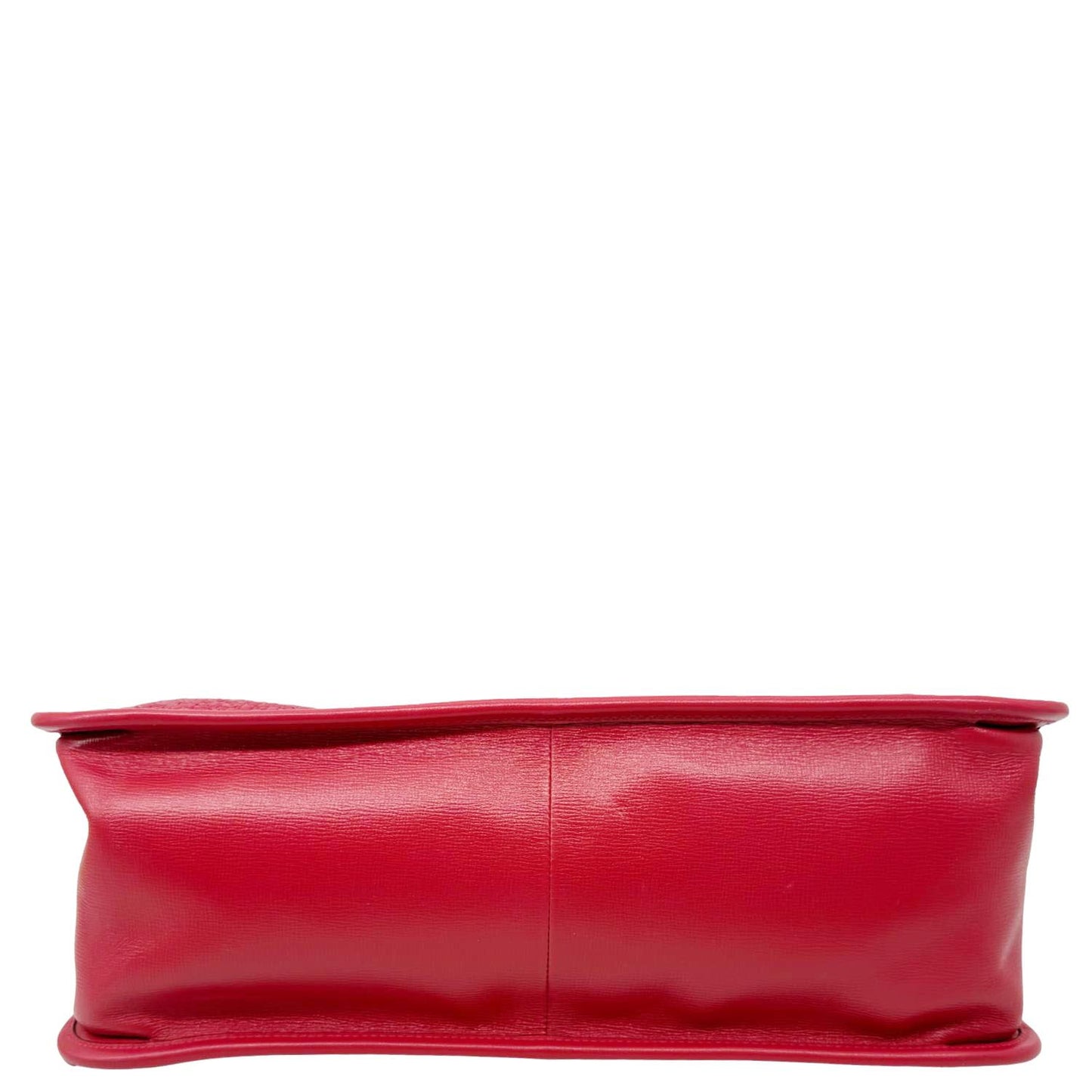 GUCCI Horsebit 1955 Medium Raffia Leather Tote Bag Red 623694