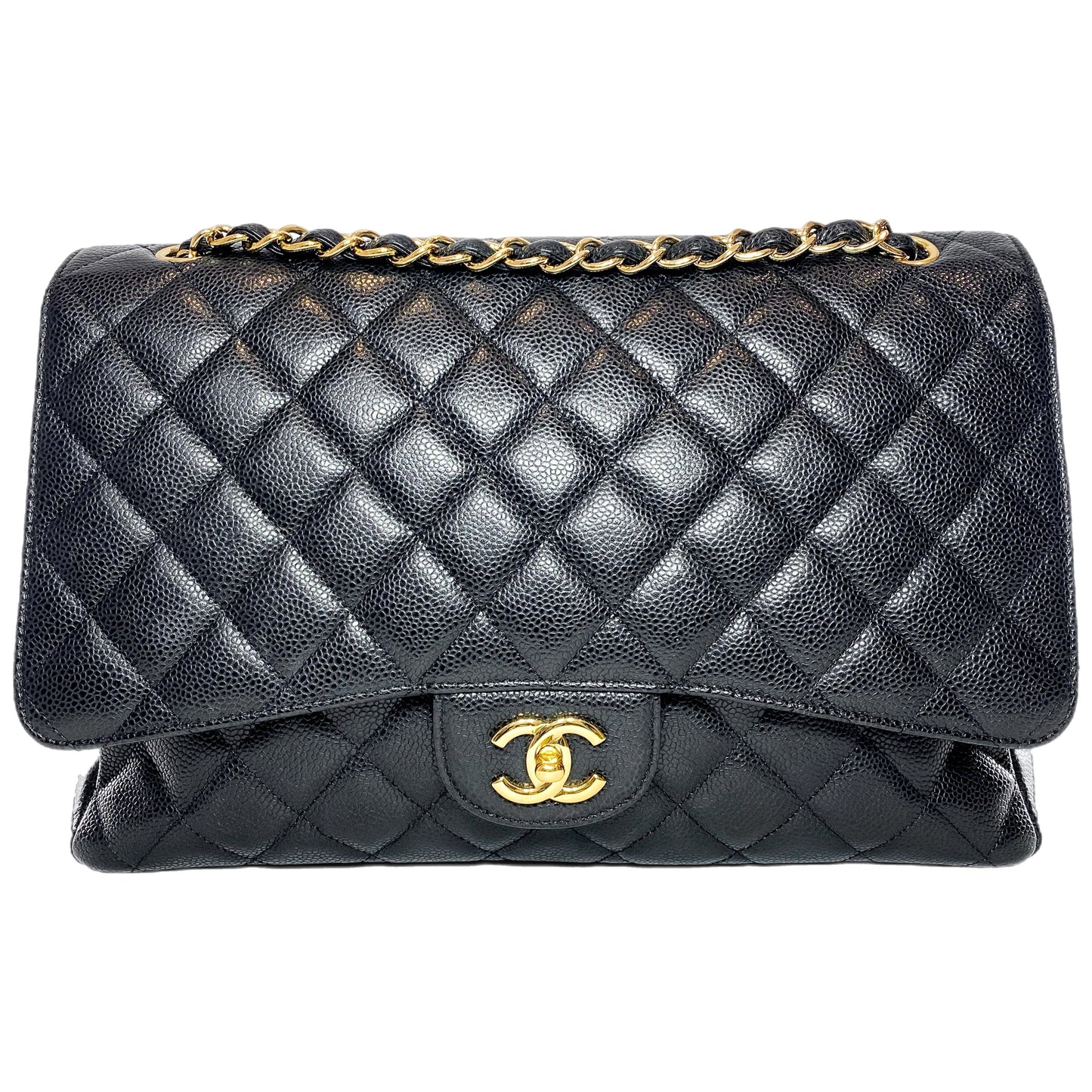 Chanel Black Maxi Single Flap Bag
