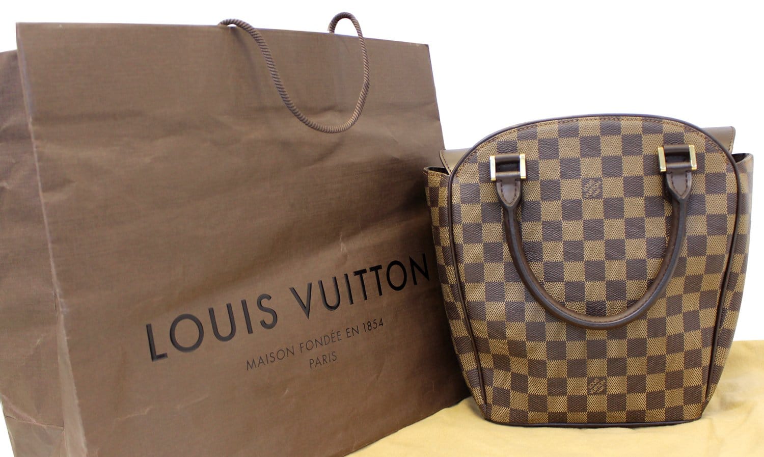 Louis Damier Ebene Sarria Seau Tote Bag
