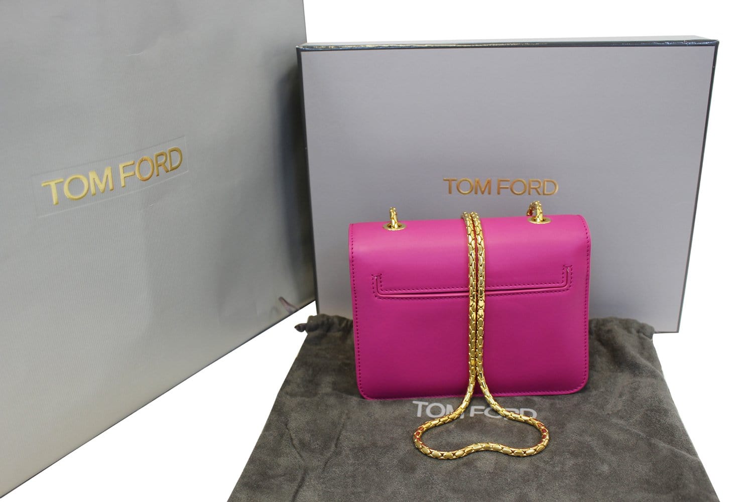 Tom Ford Sienna Hot Crossbody Bag Leather Pink