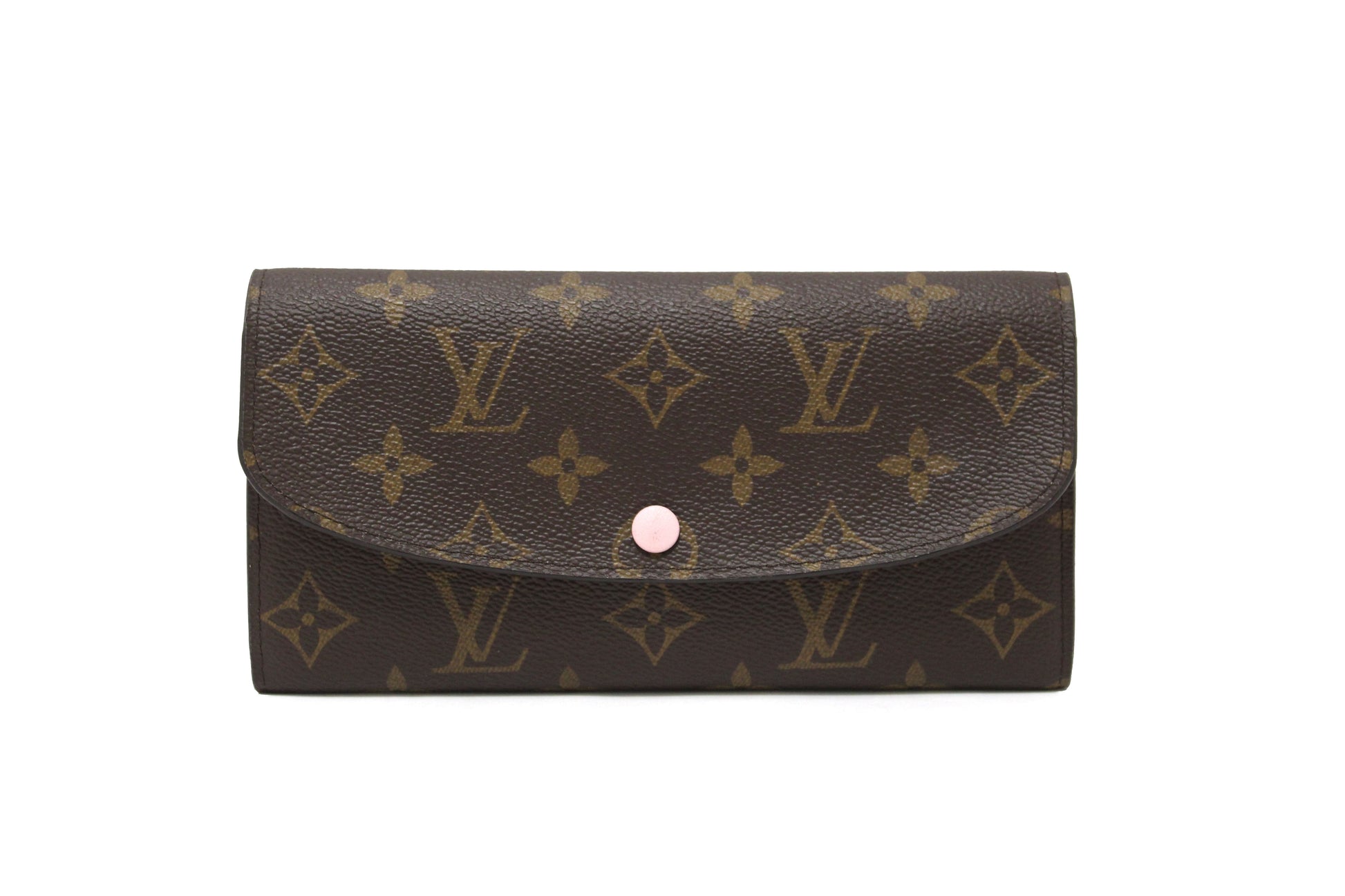 Louis Vuitton Classic Monogram Emilie Wallet Rose Pink