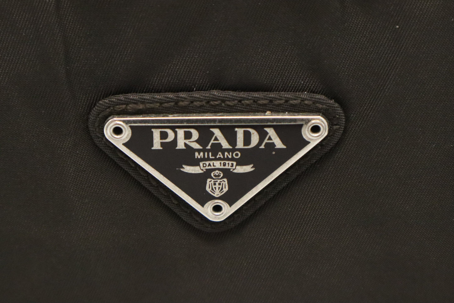 Prada Business Bag In Nylon Brown Travel Bag