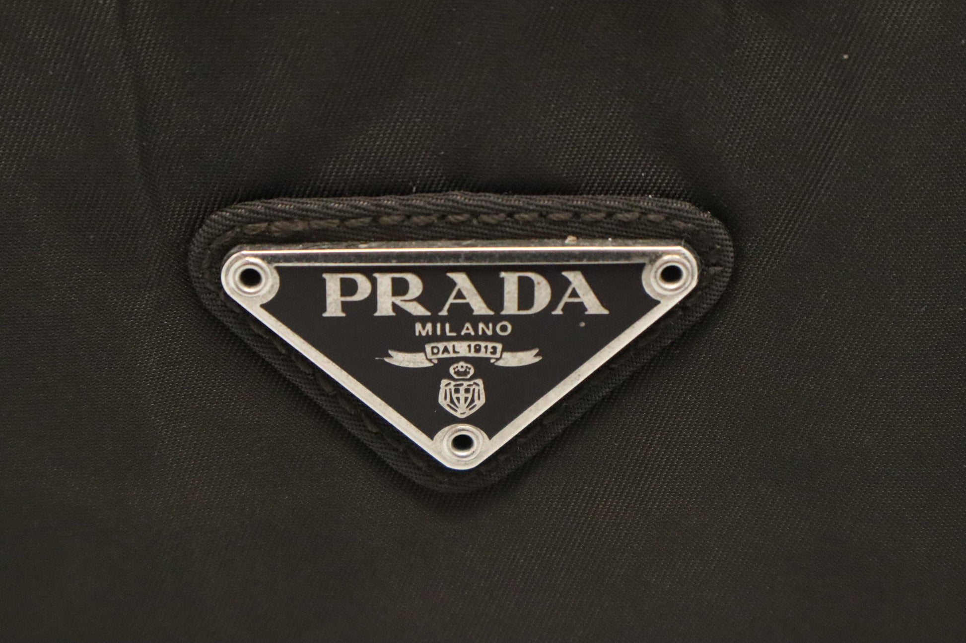 Prada Business Bag In Nylon Brown Travel Bag