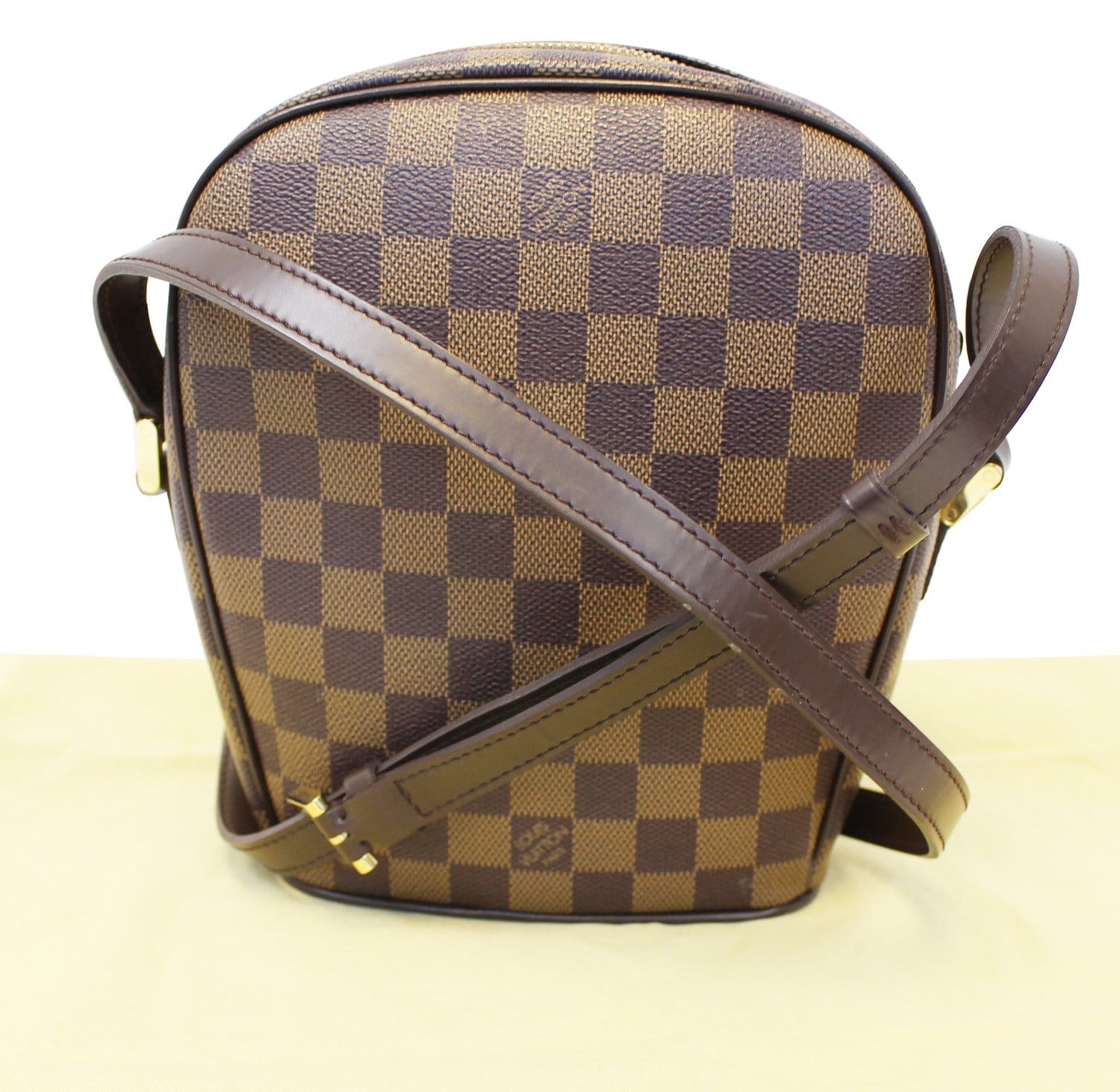 Louis Damier Ebene Ipanema Pm Crossbody Bag Brown