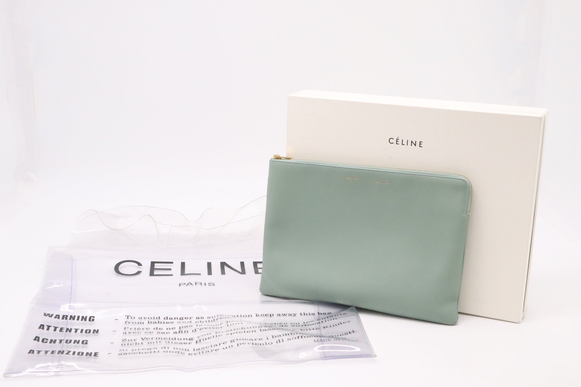 Celine Shopping Bag In Pvc Travel Bag