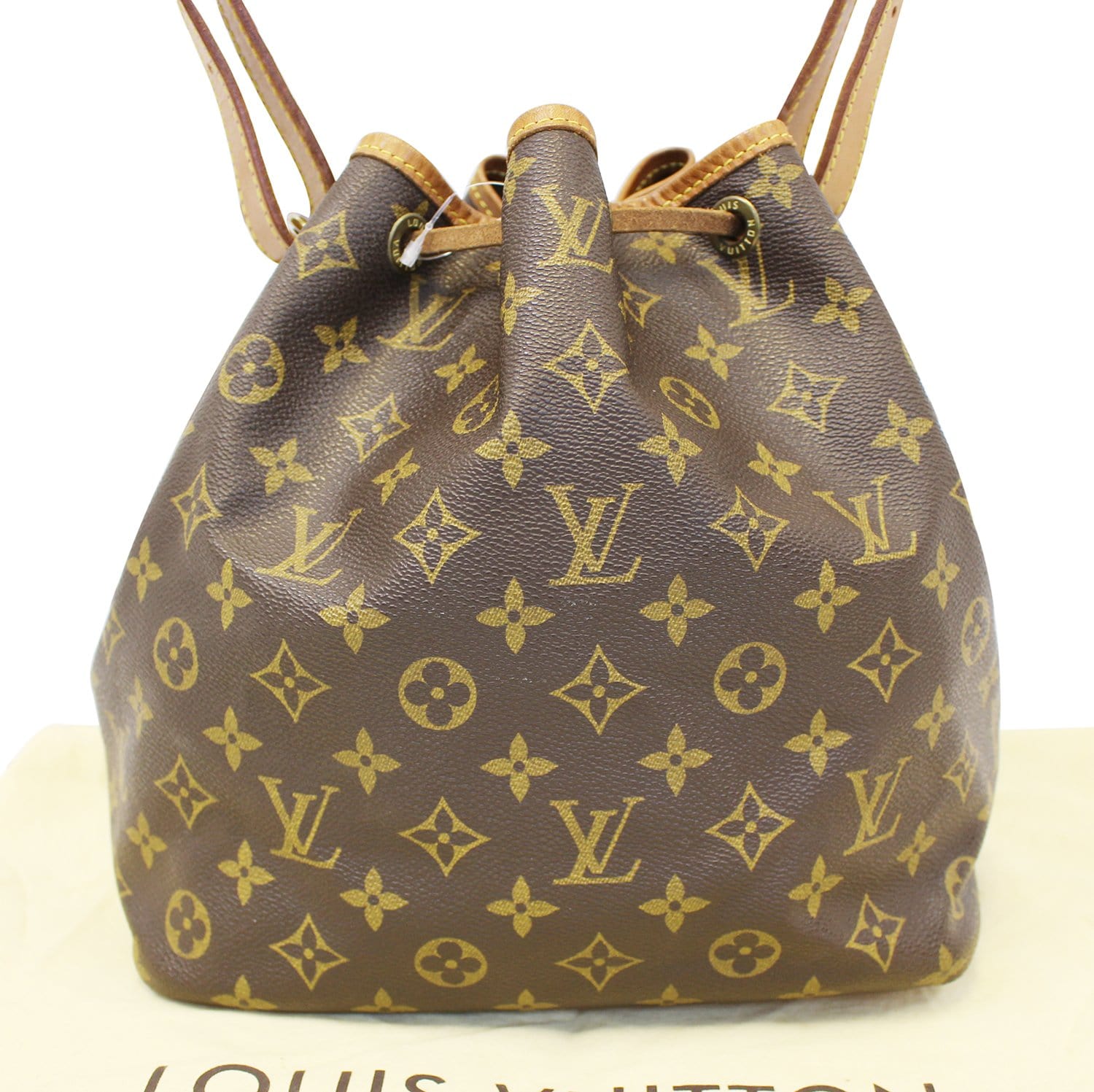 Louis Petit Noe Shoulder Bag Canvas Monogram