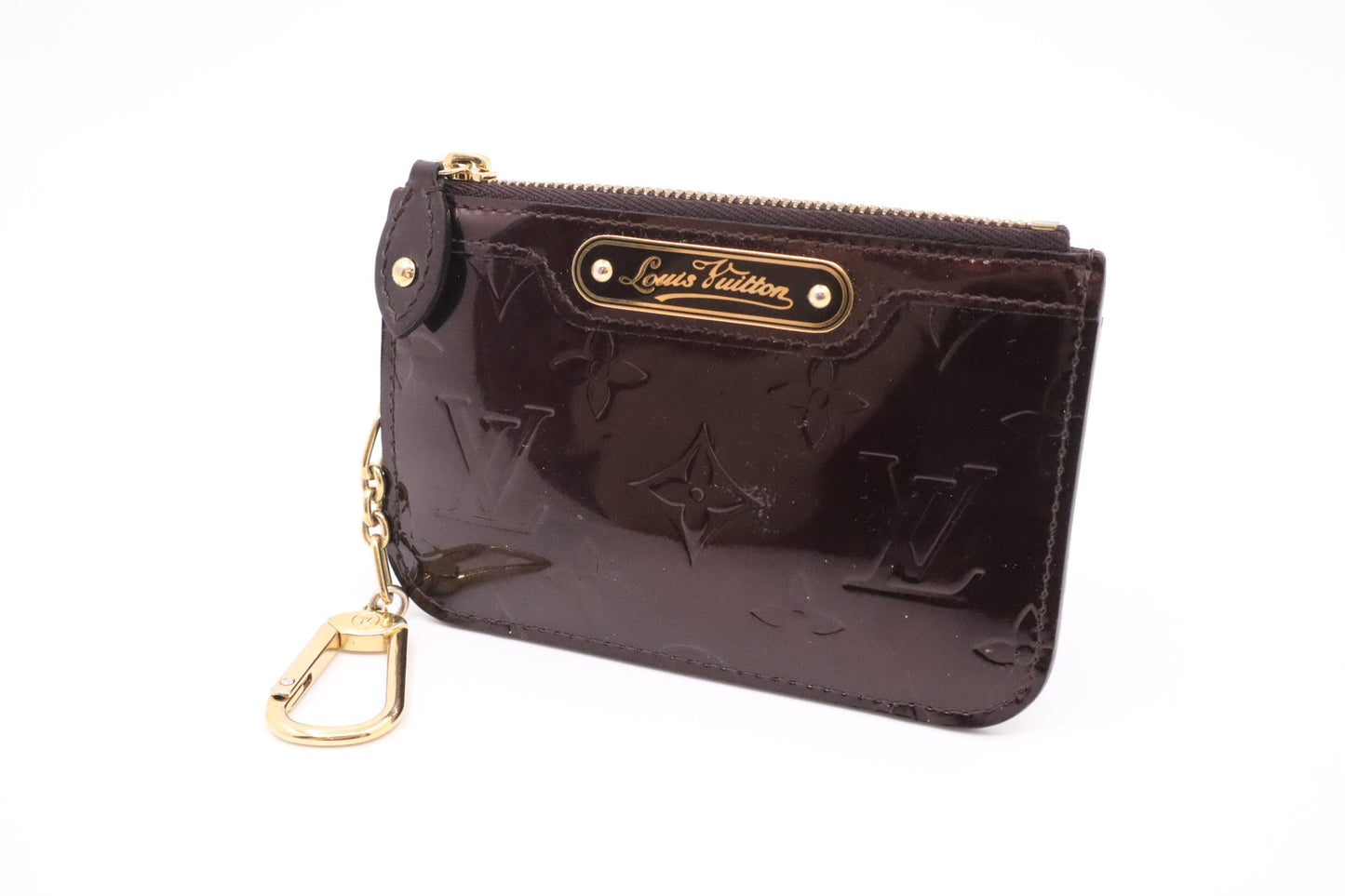 Louis Vuitton Cles NM Amarante Vernis Leather Handbag