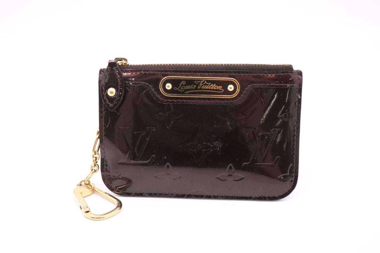 Louis Vuitton Cles NM Amarante Vernis Leather Handbag