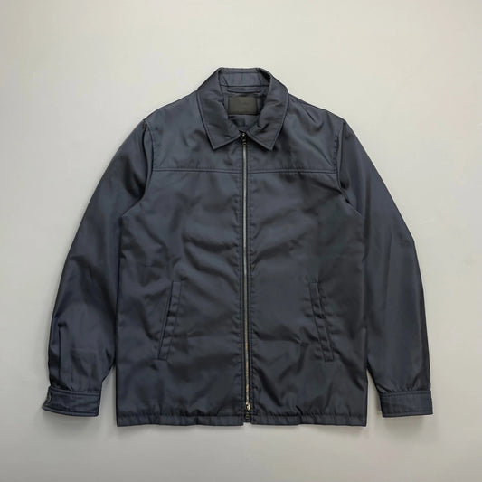 Prada Handbag Overshirt -Through Jacket Nylon Navy Zip