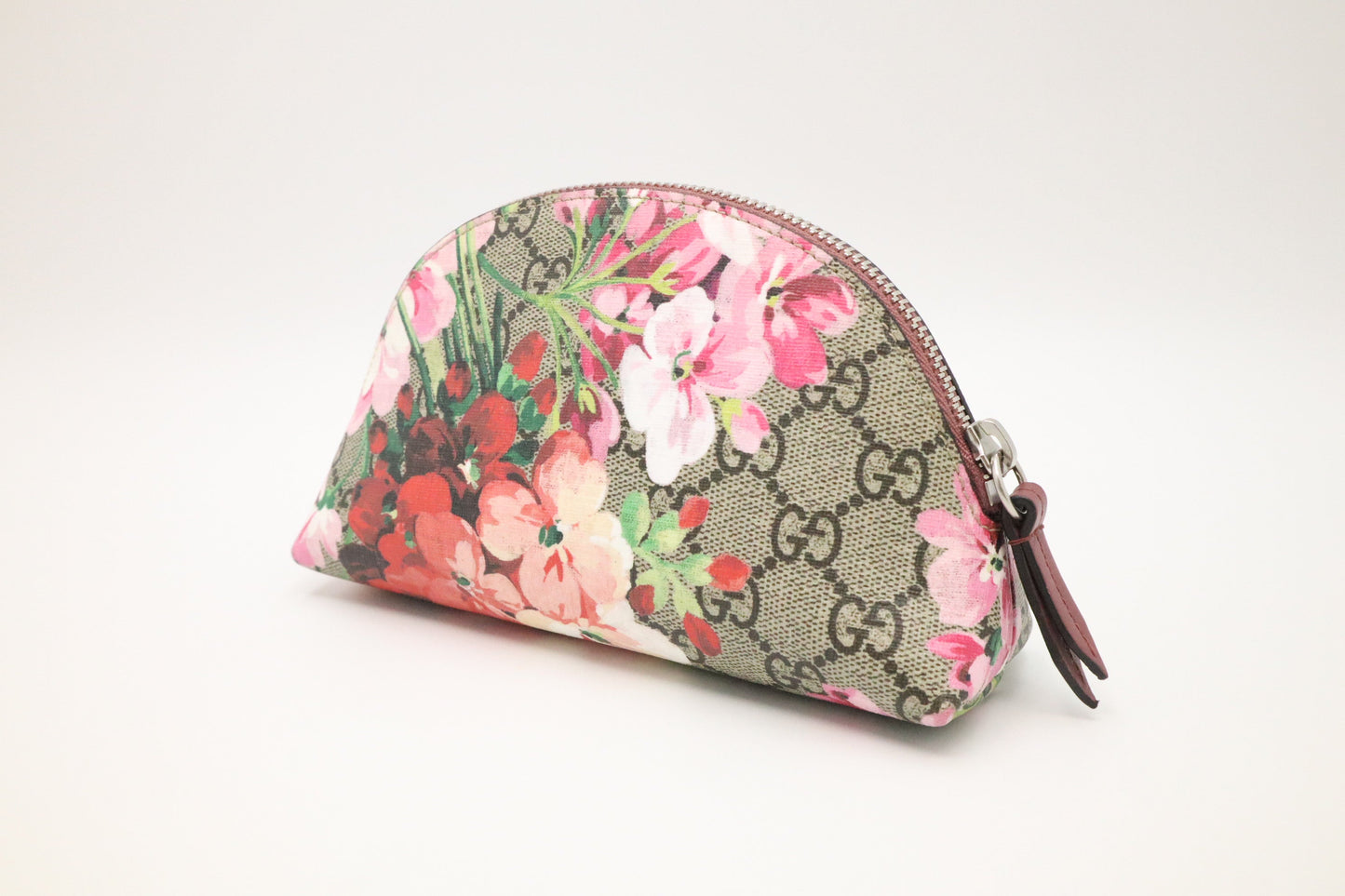 Gucci Pouch Blooms GG Canvas Pink Handbag