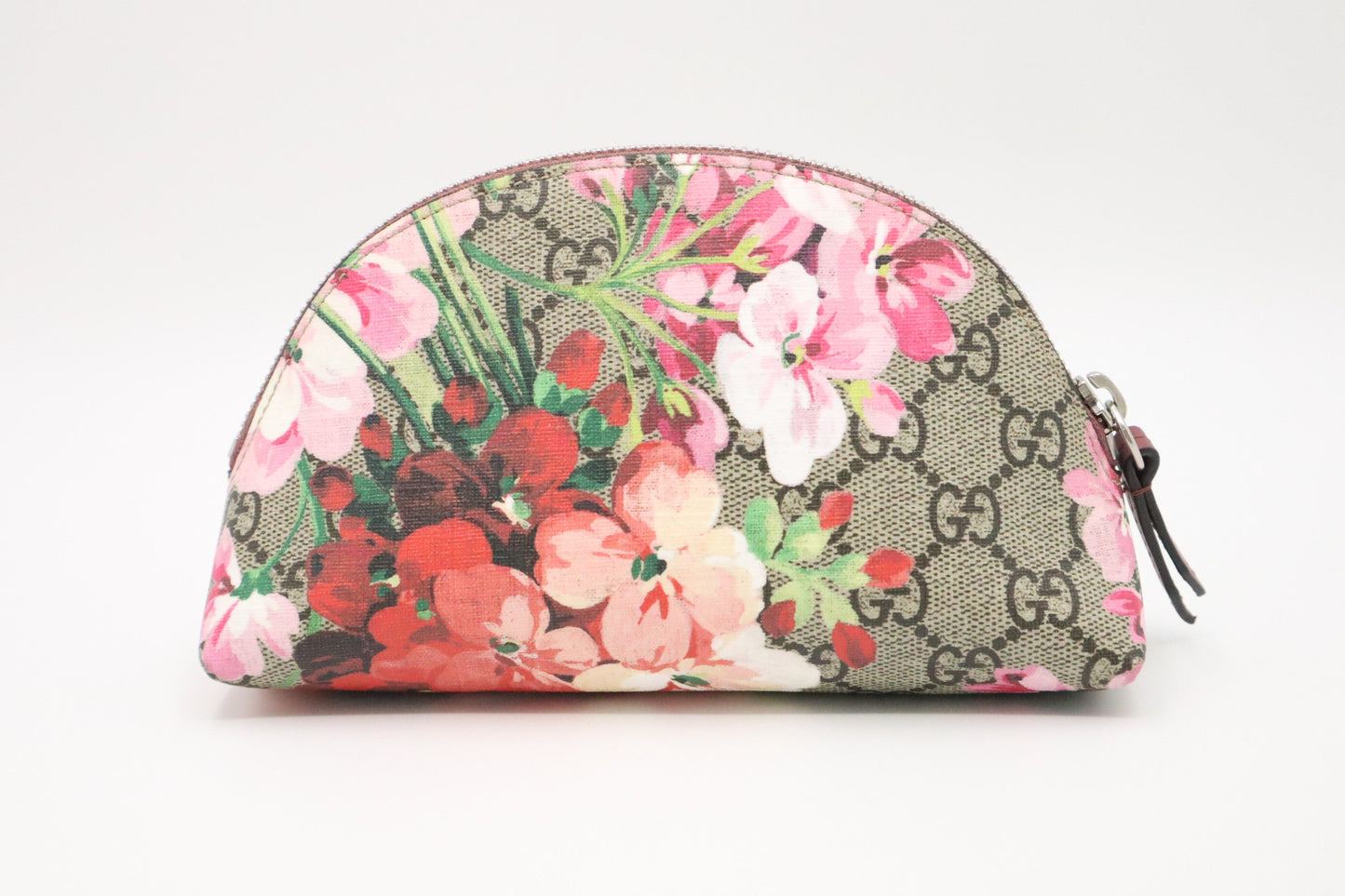 Gucci Pouch Blooms GG Canvas Pink Handbag