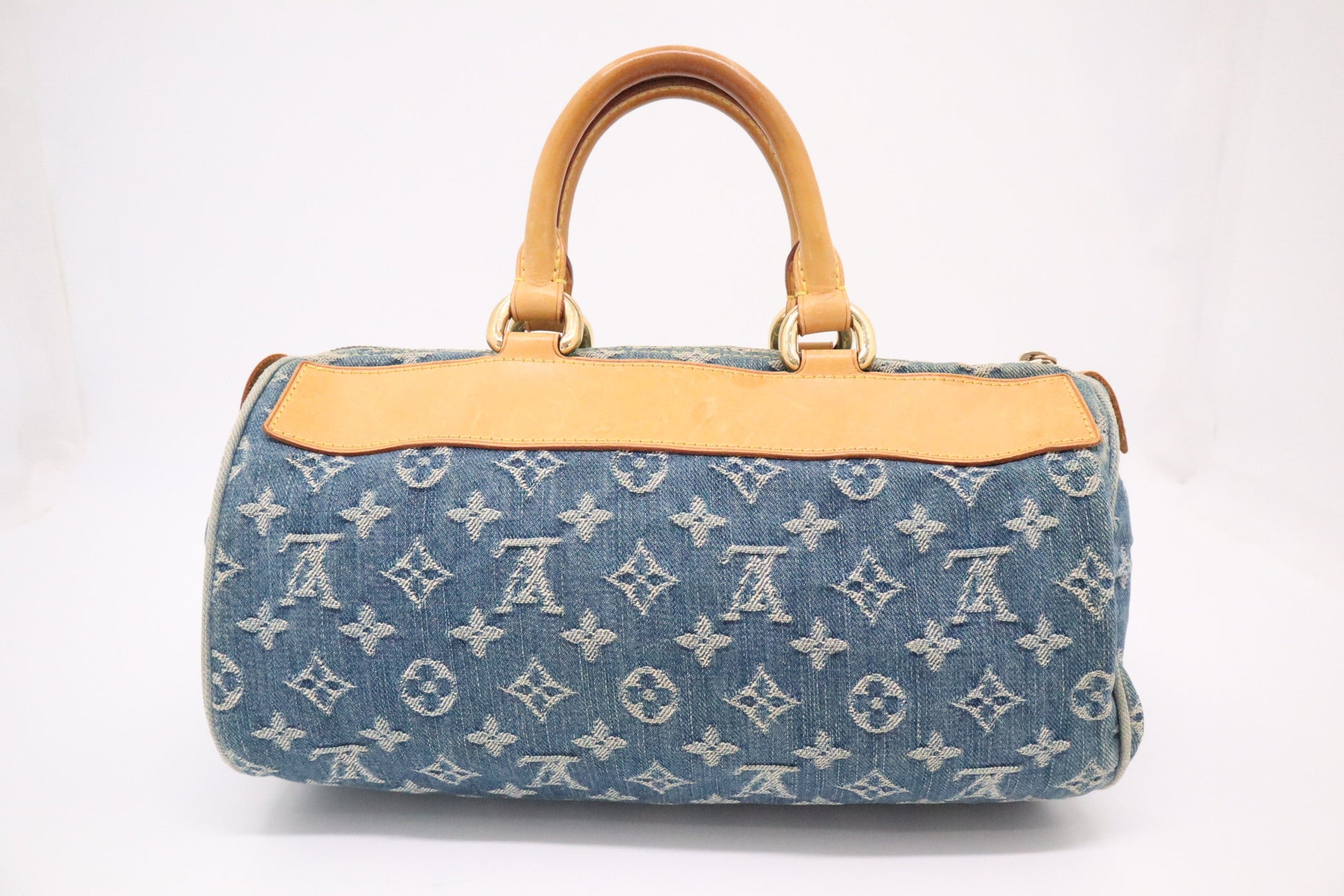 Louis Vuitton Neo Speedy Denim Monogram Handbag