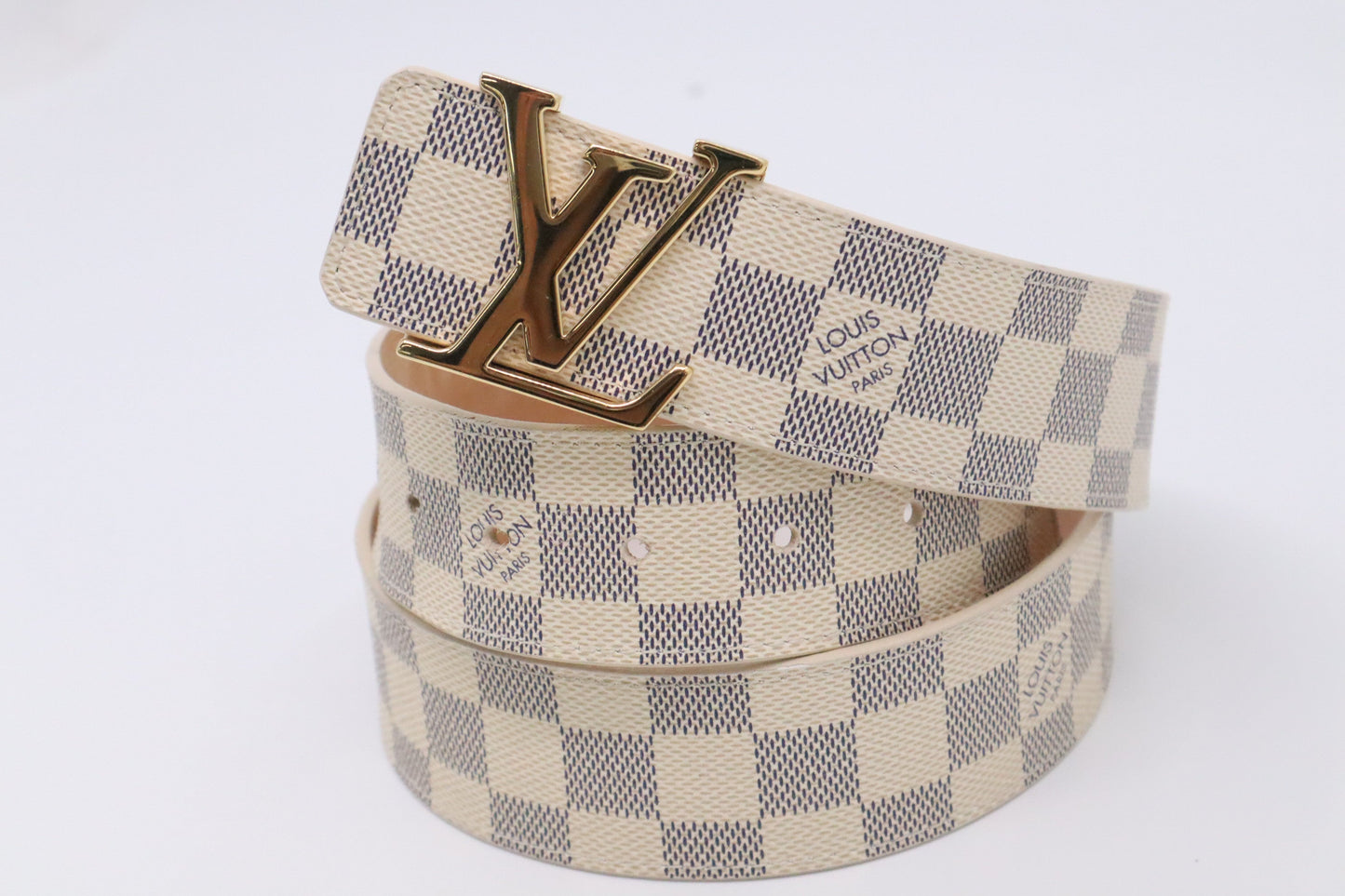 Louis Vuitton Belt Azur Damier Canvas