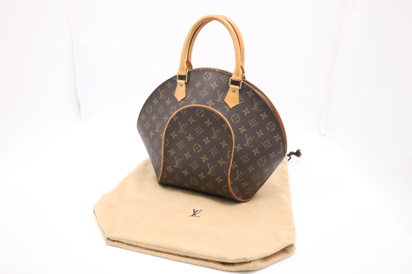 Louis Vuitton Ellipse MM Monogram Canvas Handbag Canvas 1