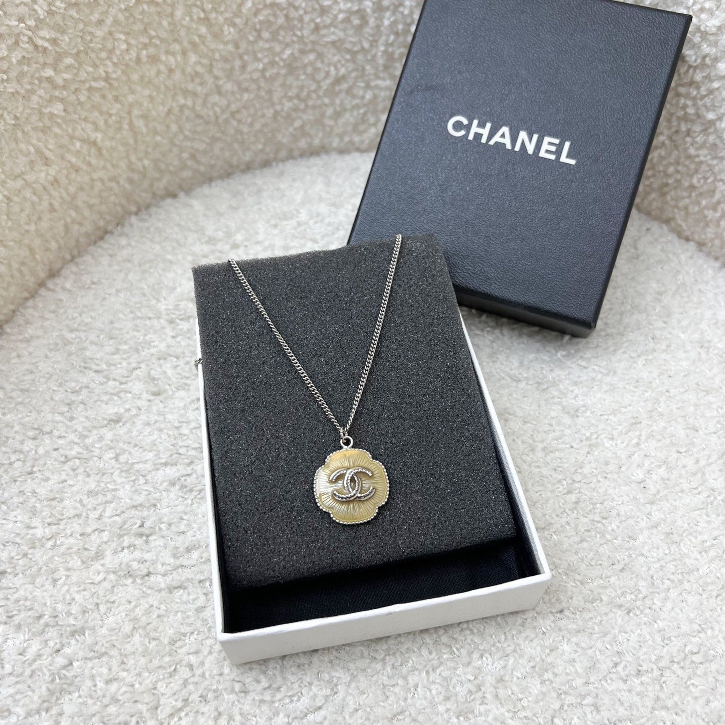 Chanel 15B Necklace with CC Logo
