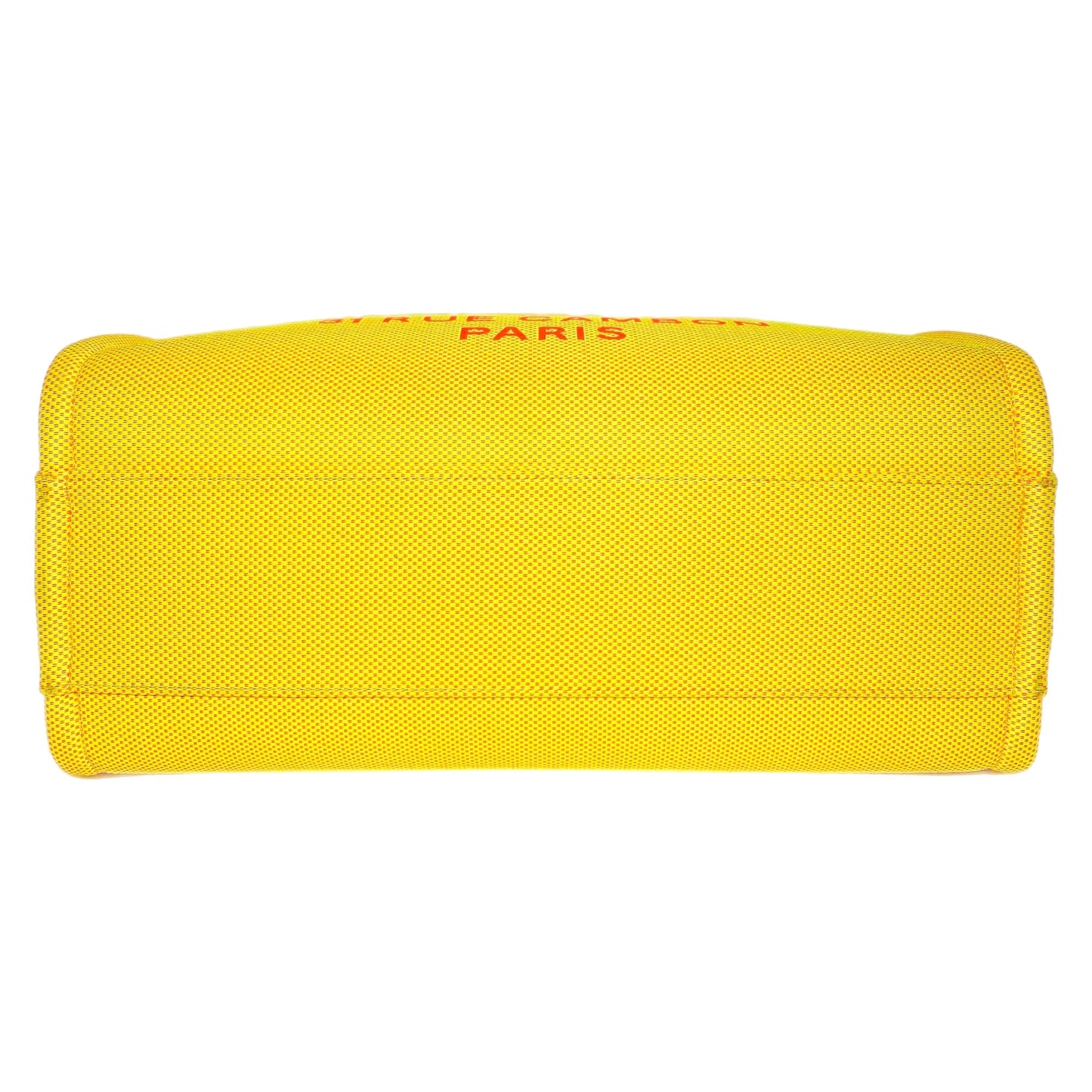Chanel Neon Yellow Orange Deauville