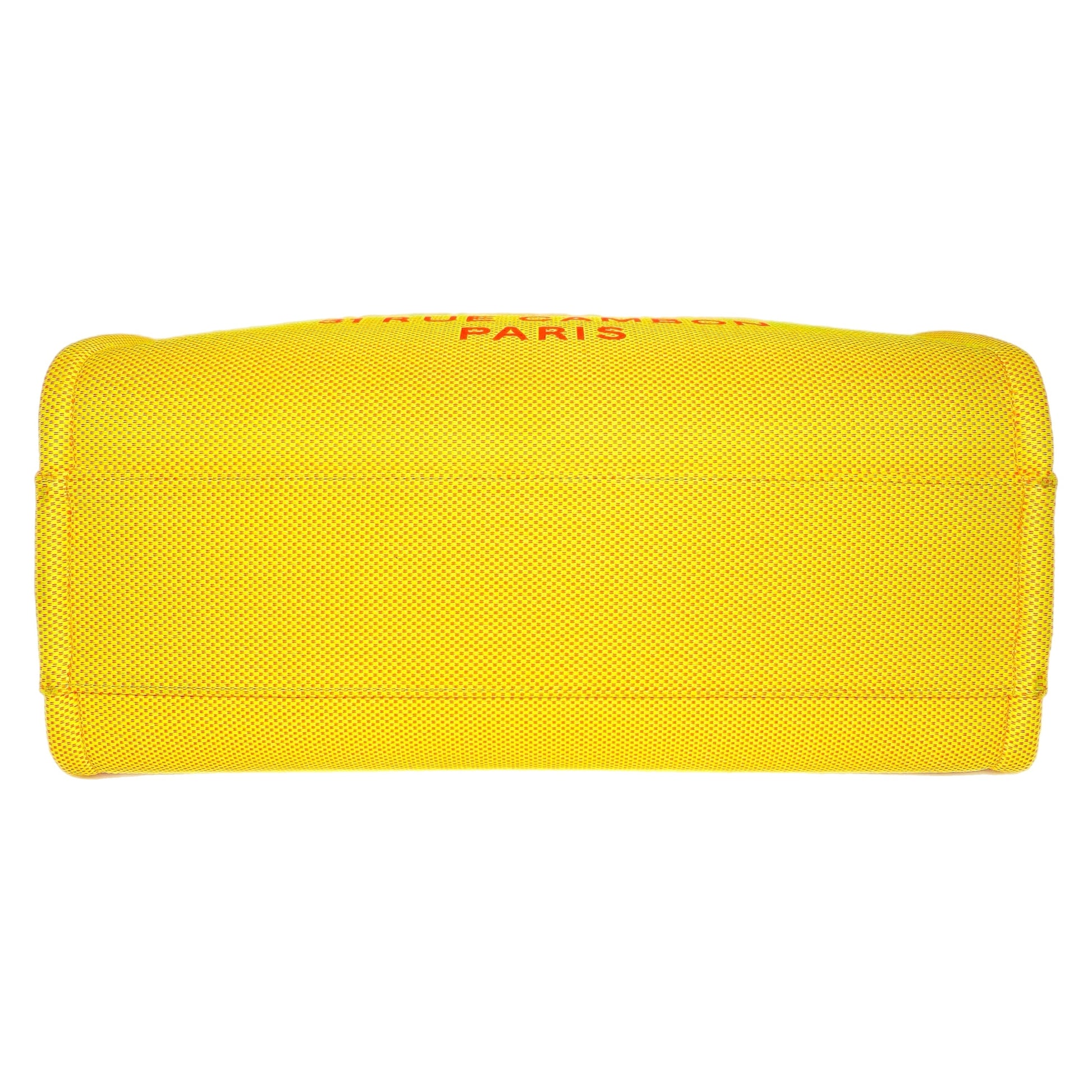 Chanel Neon Yellow Orange Deauville