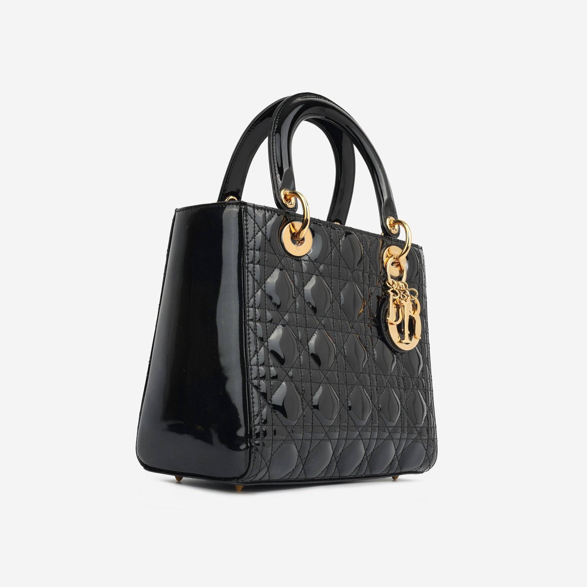 Dior Christian Lady Tote Bag Black