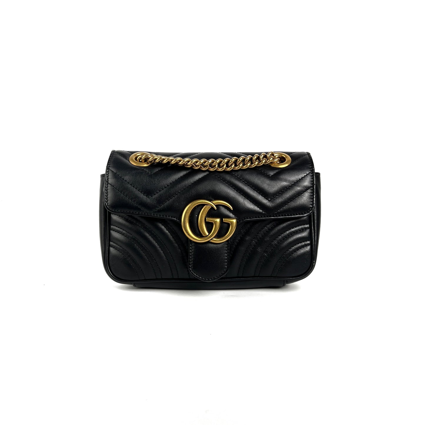 Gucci Item Marmont Crossbody Bag Matelasse Black