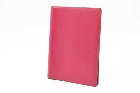 Hermes Agenda Cover In Handbag Leather Pink Travel Bag