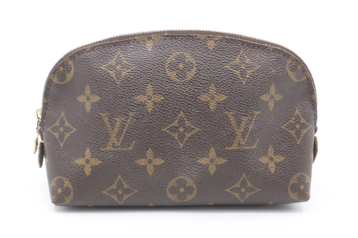 Louis Vuitton Pochette Cosmetics PM Monogram Canvas Clutch Bag Canvas 4