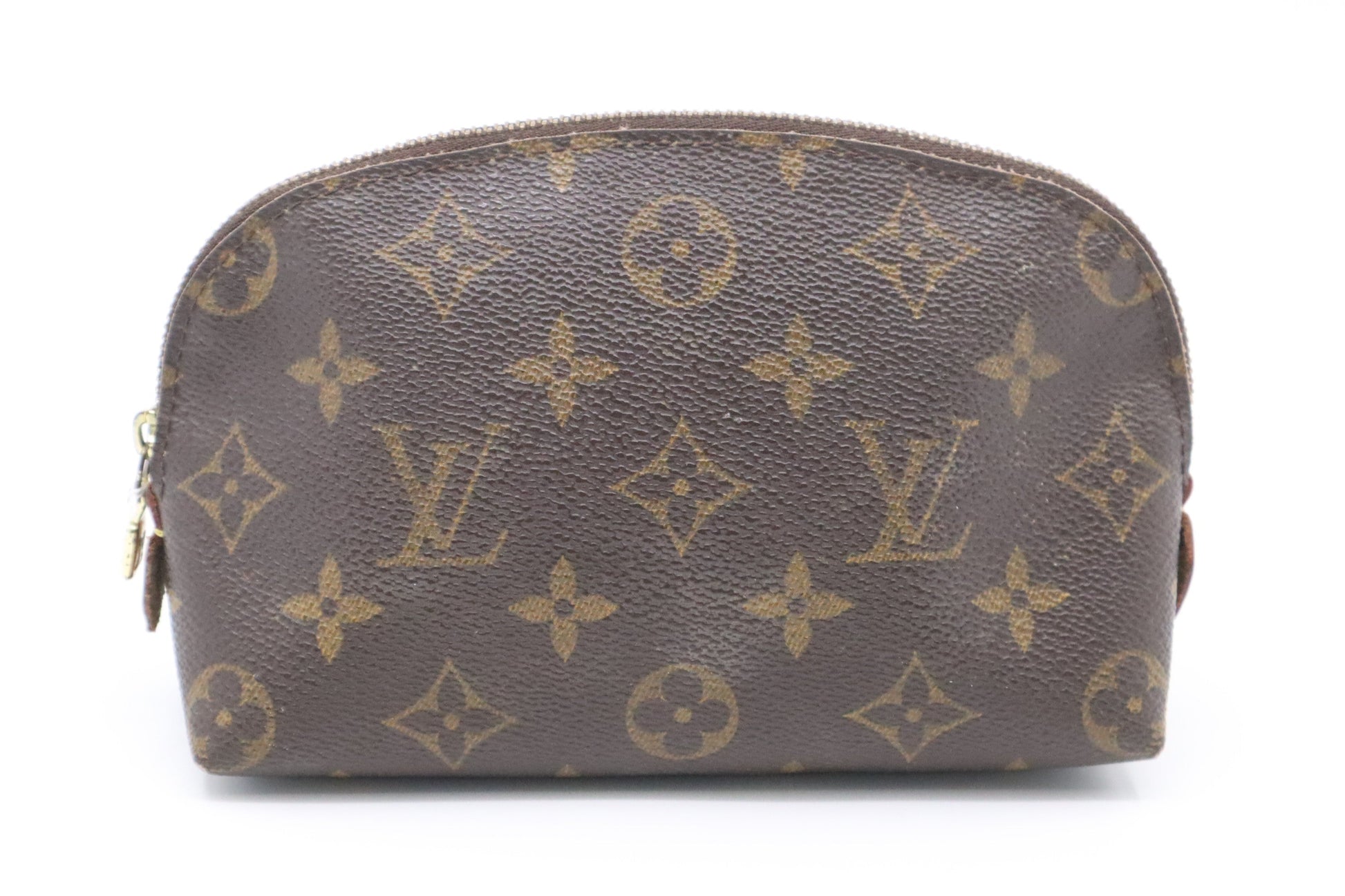 Louis Vuitton Pochette Cosmetics PM Monogram Canvas Clutch Bag Canvas 4