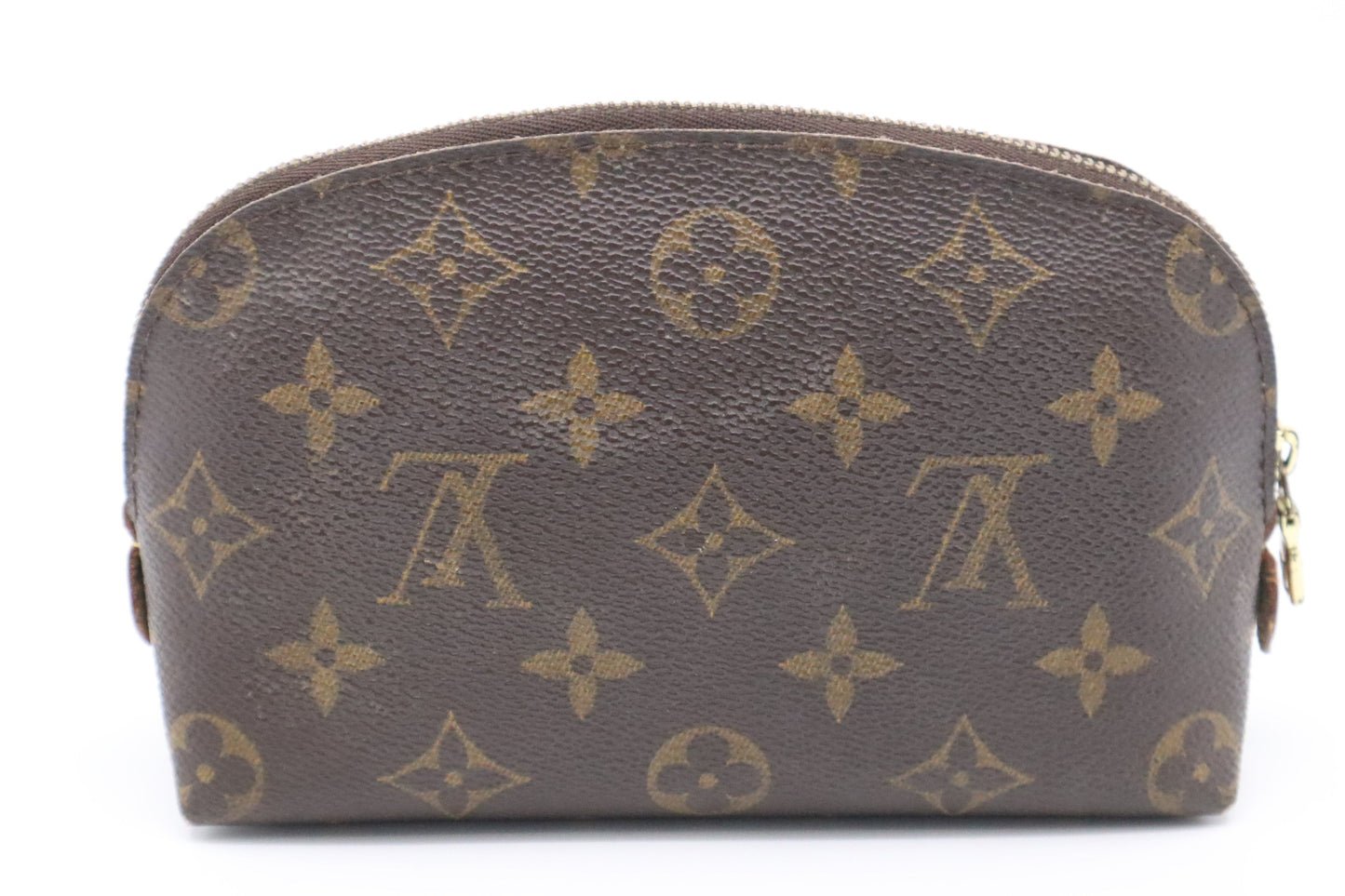 Louis Vuitton Pochette Cosmetics PM Monogram Canvas Clutch Bag Canvas 4