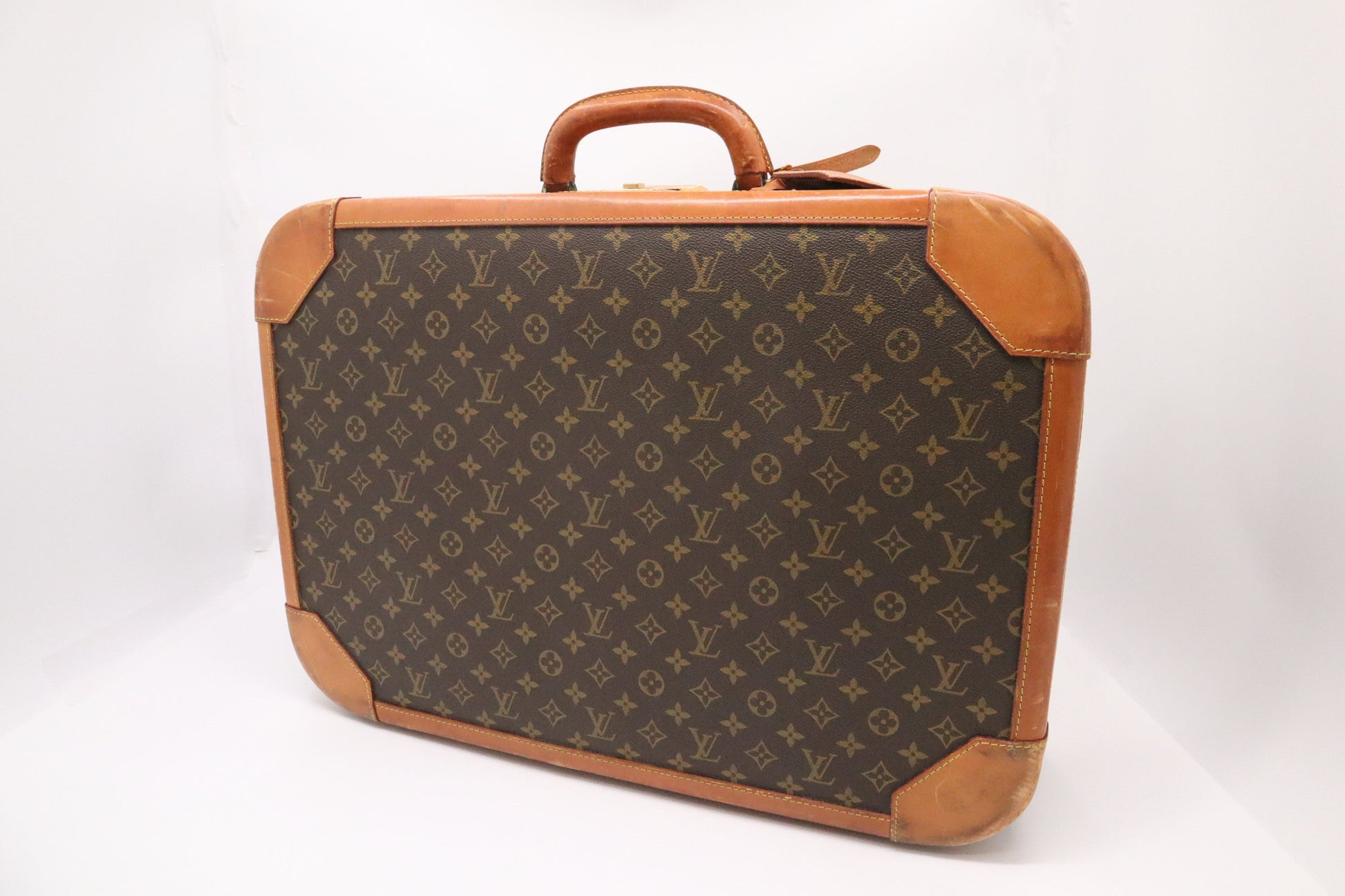Louis Vuitton Stratos 60 Monogram Canvas Handbag Monogram Canvas