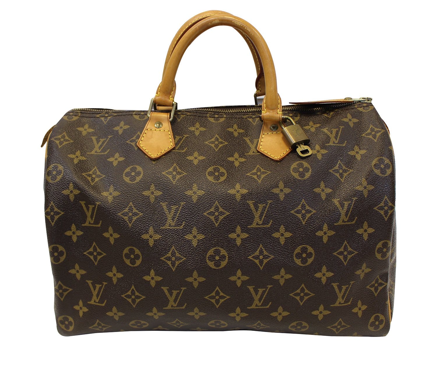 Louis Speedy Satchel Bag Canvas Monogram Travel Bag