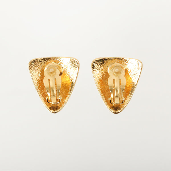 Chanel Pyramid Cc Mark Earrings